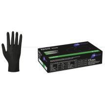 Disposable Black gloves, black, size L