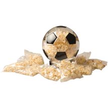 Fußball mit Cinema Popcorn süß