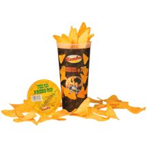 
Hombre Nachos 75g + Vegan Dip 90g 
