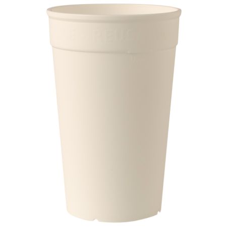 Reusable hot drinks cup 0.4 L white