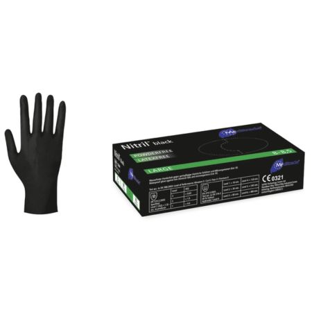 Disposable Nitril gloves, black, size XL