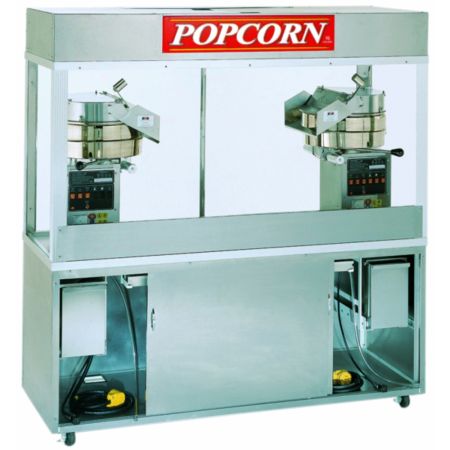 Popcorn gép Twin Enclosed elnök