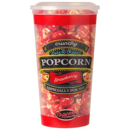 Crunchy Strawberry Popcorn