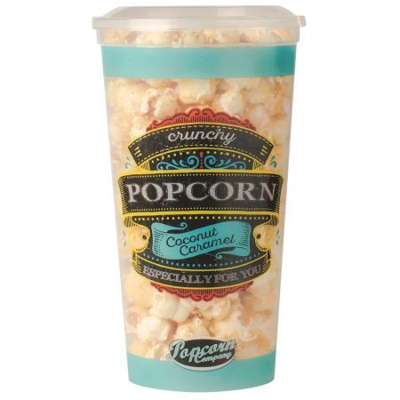 Crunchy Coconut Caramel Popcorn